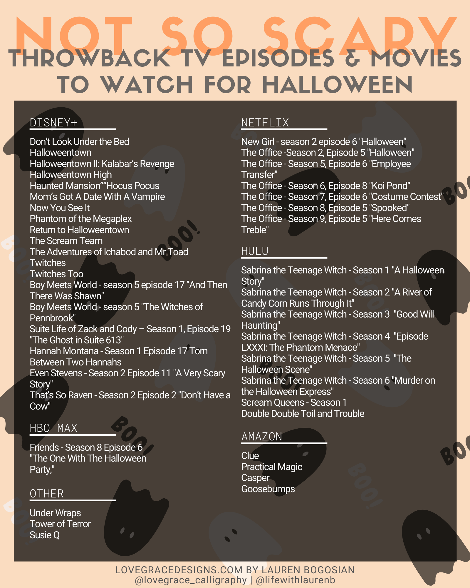 List Of Must Watch Not So Scary Throwback Halloween Movies And Tv Episodes Love Grace