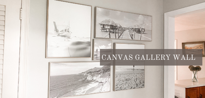 Our Black and White Canvas Gallery Wall