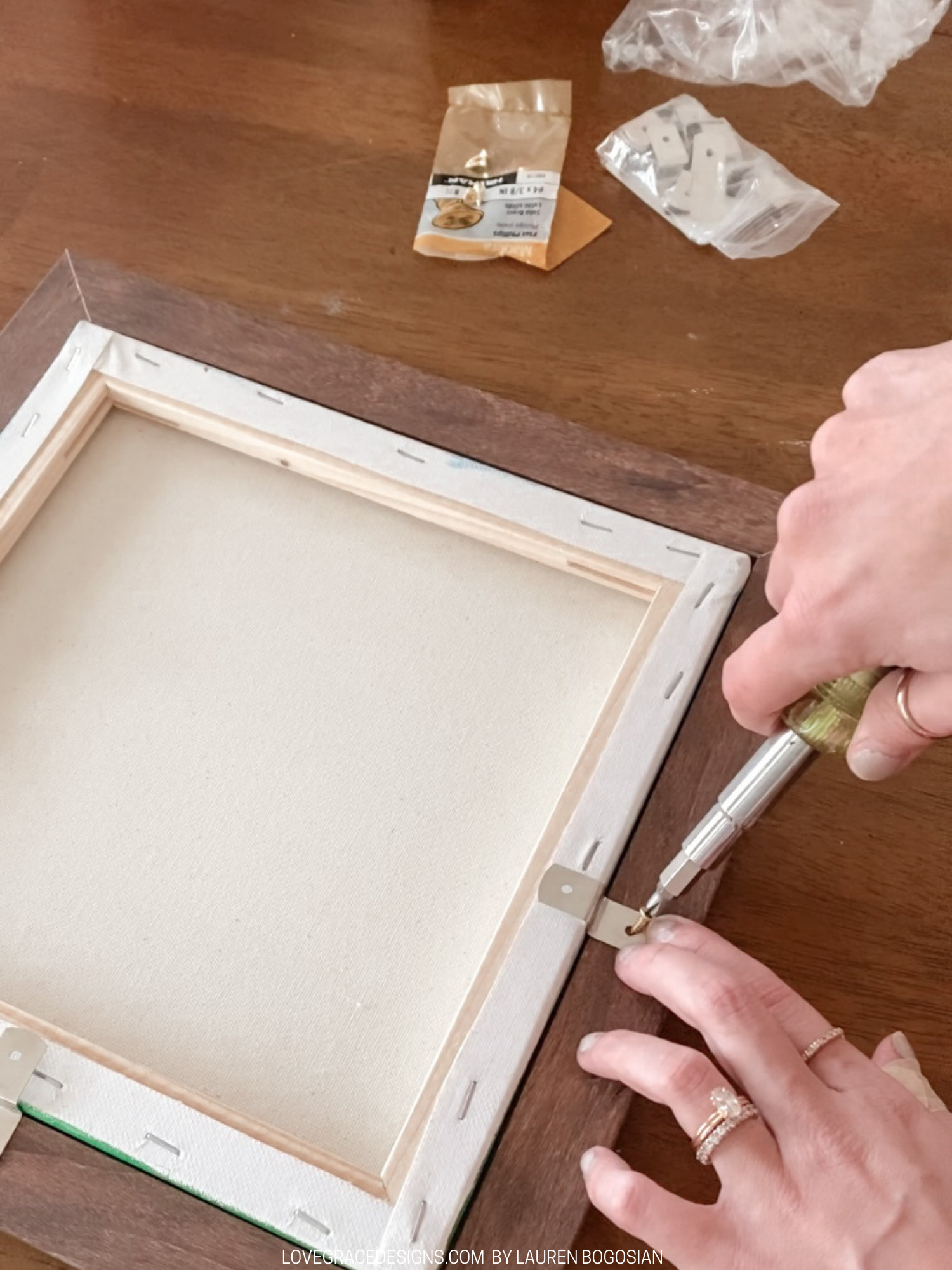 How To Frame a Canvas with a Normal Picture Frame