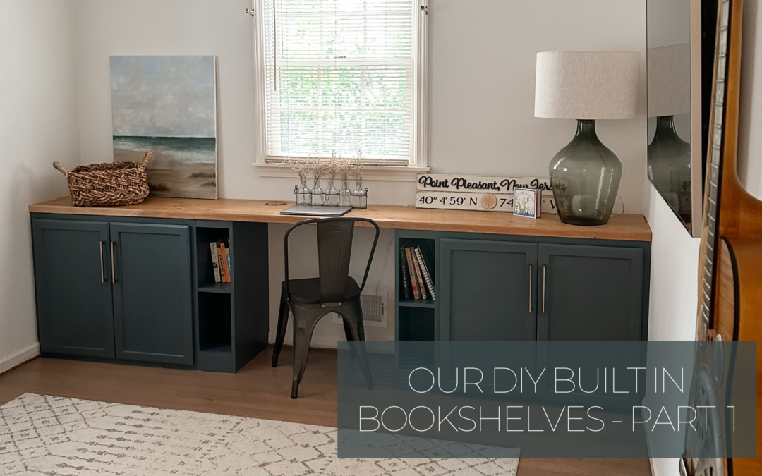 DIY Built In Bookshelves and Desk Part 1